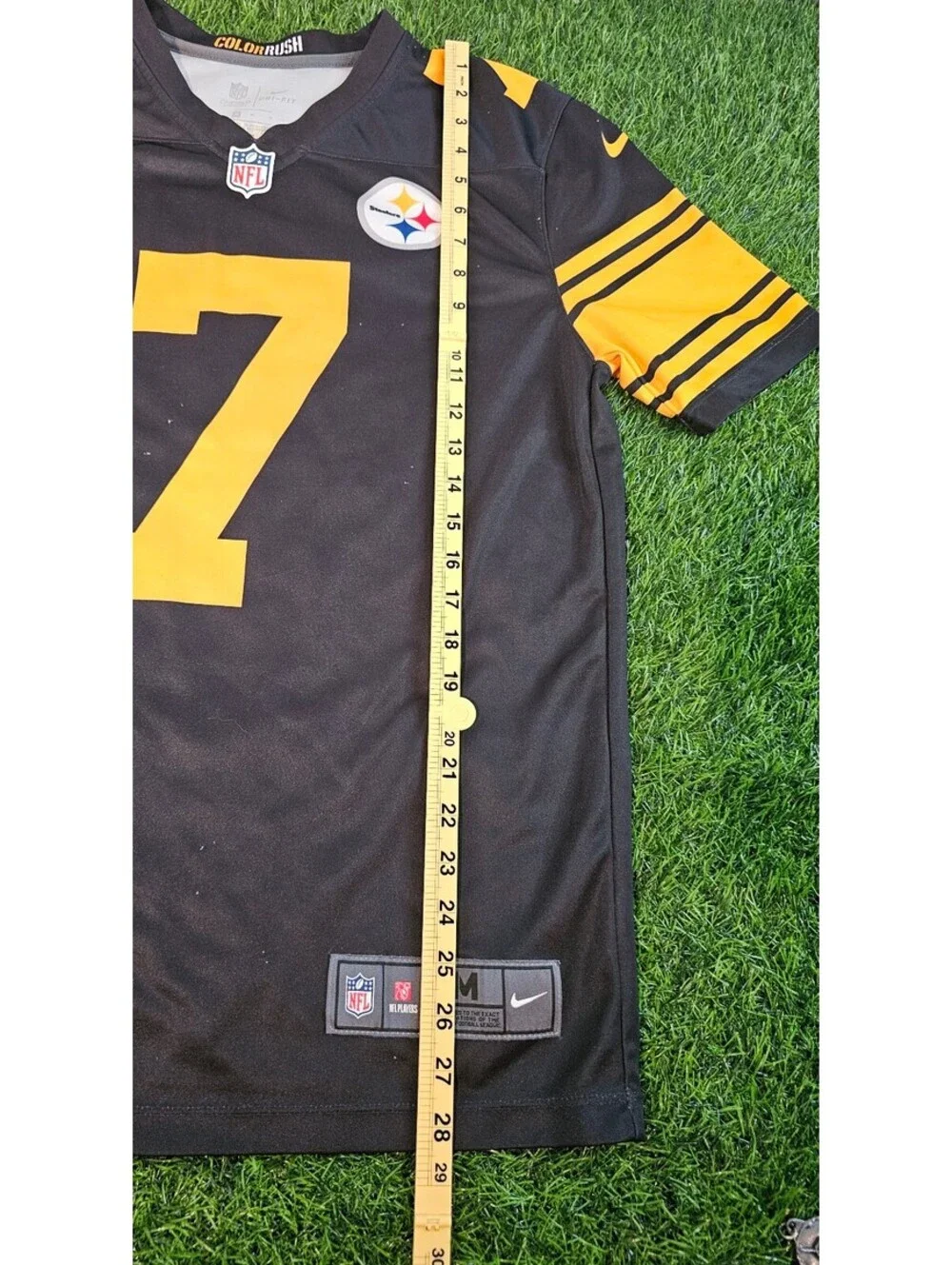Authentic NFL Pittsburgh Steelers Color Rush #7 Football Jersey Medium